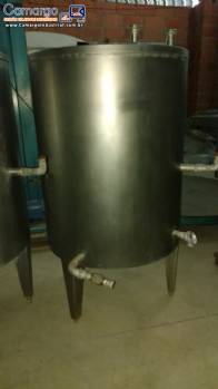 Tanque em inox para CIP 500 L Brasholanda