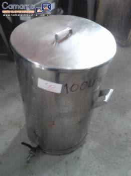 Tanque em a�o inox para 100 L