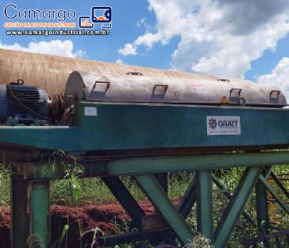 Decanter centr�fugo separador  de 2 fases com rosca em a�o inox Gratt 10.000 litros por hora