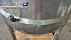 Tacho cozinhador encamisado  vapor em ao inox 300 litros