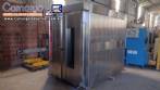 Forno rotativo em inox com carrinho duplo Supremax � g�s