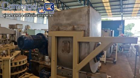 Misturador em a�o inox com esteira