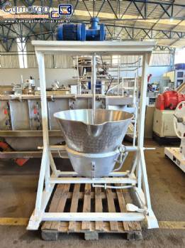 Tacho  vapor encamisado basculante 200 litros