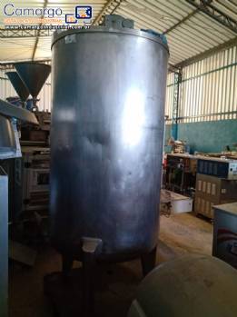 Tanque em inox agitao 1.200 L