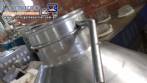 Misturador de p duplo cone em ao inox 100 litros
