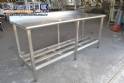 Mesa de a�o inox 700 mm x 2000 mm Euro Formas