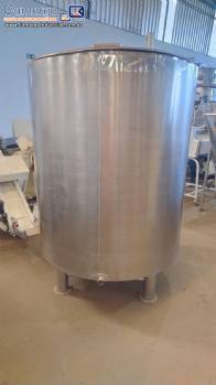 Tanque pulmo isolado 1500 litros em ao inox