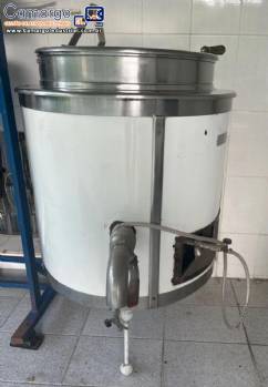 Tanque tacho encamisado cozinhador em a�o inox 100 litros