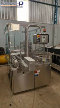 Envasadora batocadora rosqueadora para linha de frasco dosador gotas inox 316 L IMA F 57 Envasadora batocadora rosqueadora para linha de frasco dosador gotas inox 316 L IMA F 57